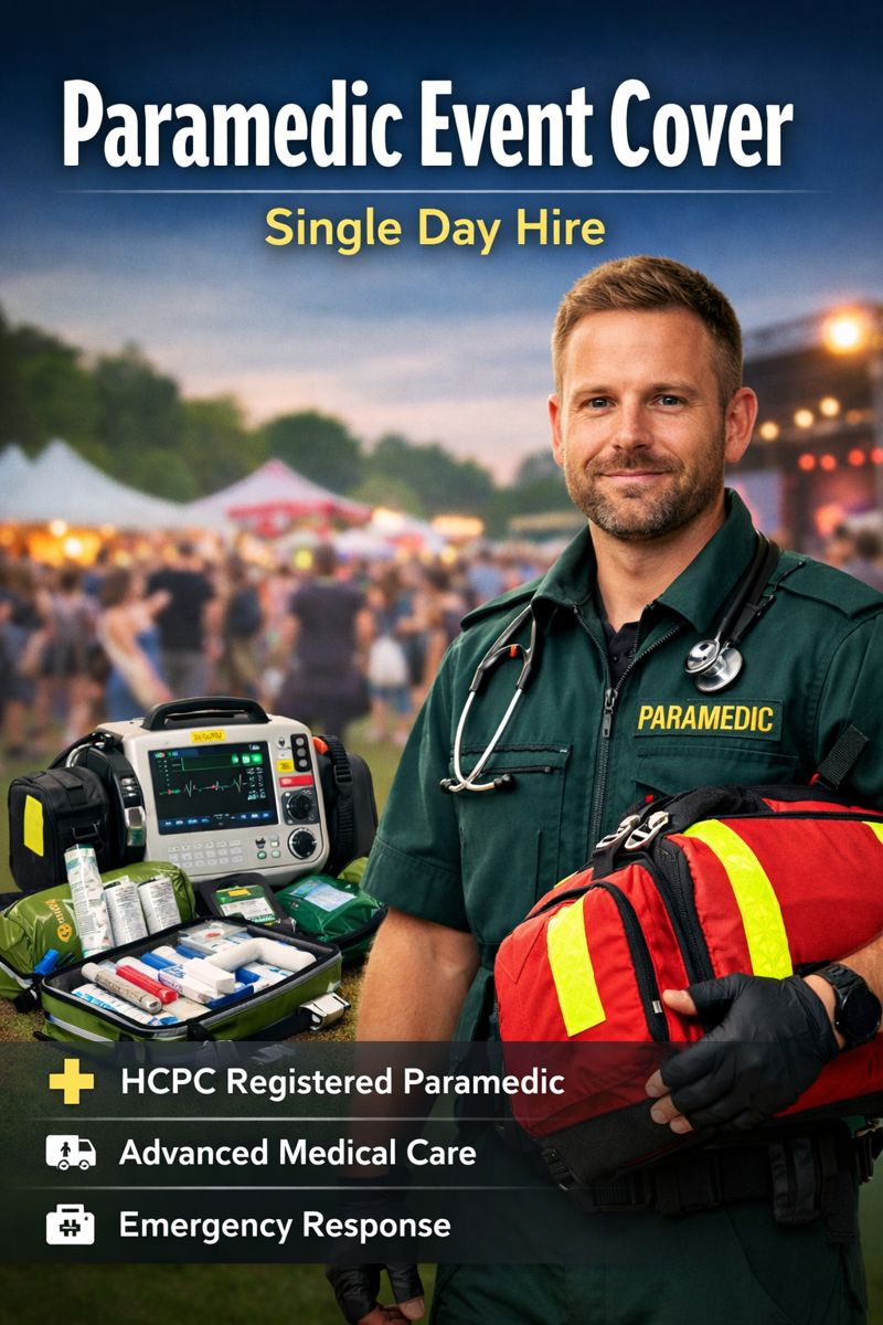 Paramedic Event Cover – Single Day Hire