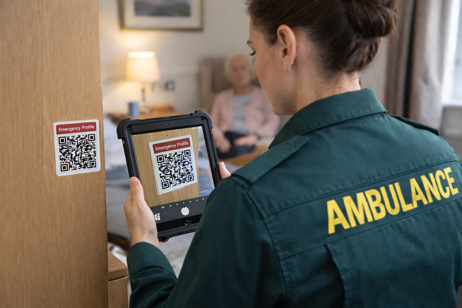 Emergency services themed mockup image